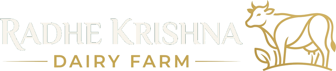 Radhe Krishna Dairy Farm Logo