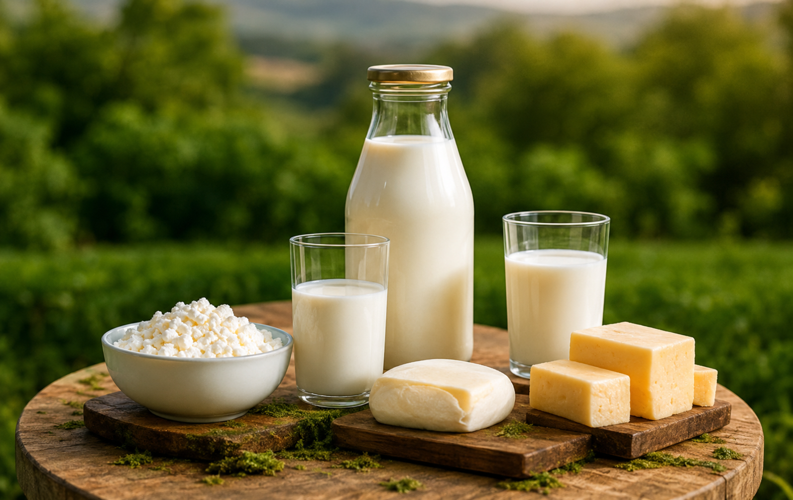 Fresh dairy products from Radhe Krishna Dairy Farm